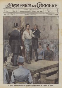 De nieuwe Oostenrijkse schande, het martelaarschap van Cesare Battisti in het kasteel van Trento